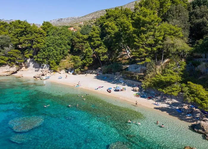 Beachfront Vala With A Swimming Pool Apartman Orebić